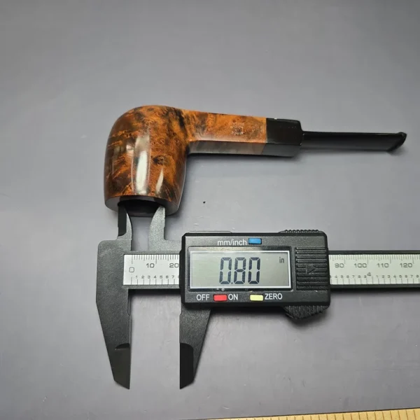 Comoy's 290 Smooth Panel Shank Billiard Estate Briar Pipe, Unsmoked - Image 10