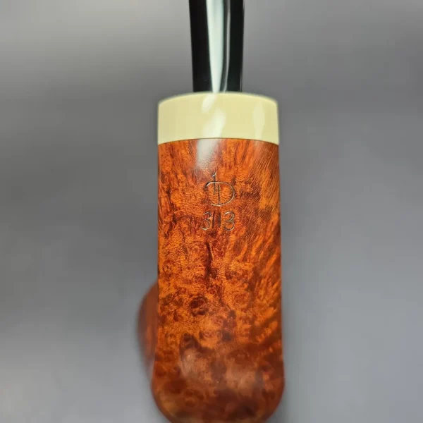 Wandi Riyadi Smooth Wide Shank Dublin w/ Ivorite Handmade Briar Pipe, New - Image 10