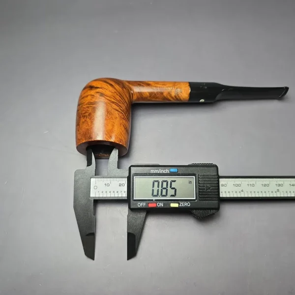 Lloyd's by Lorenzo Custom Made 8551 Smooth Billiard Estate Briar Pipe, Italian Estates - Image 10