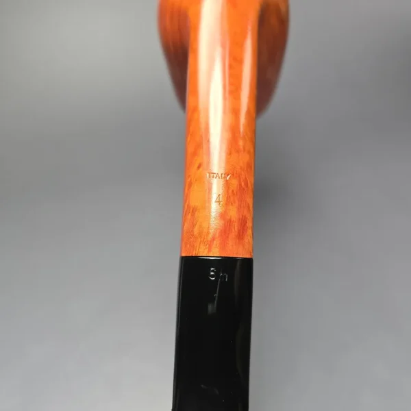 Savinelli Autograph 4 Smooth Freehand Billiard Estate Briar Pipe, Unsmoked, 6mm - Image 10