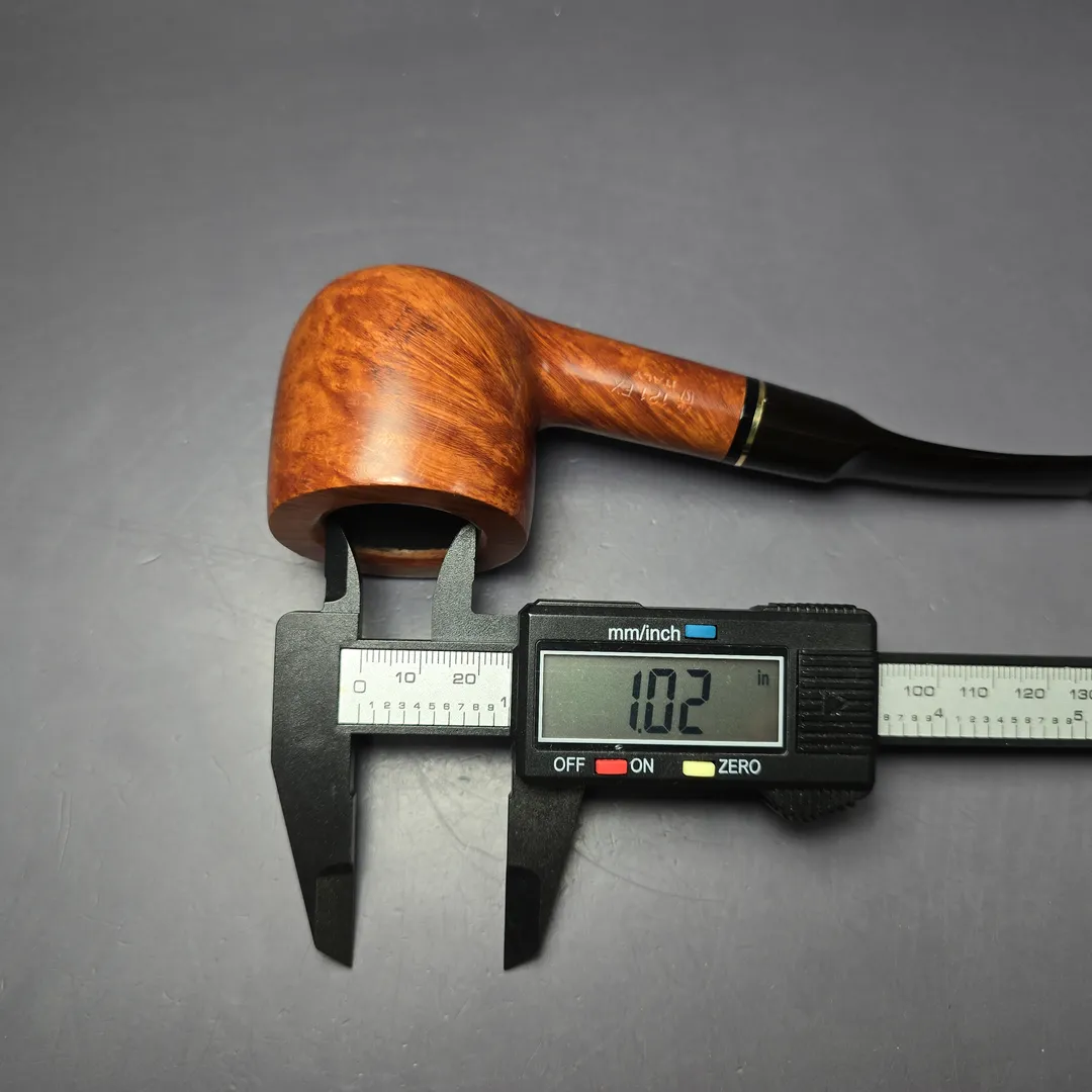 Savinelli Champagne 121 EX Smooth Pot Estate Briar Pipe, Italian Estates, 6mm - Image 10