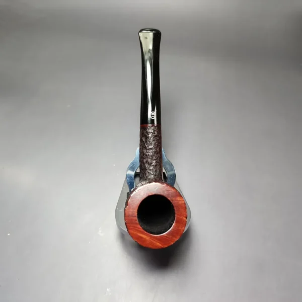 James Upshall Bark Group 6 Partially Rusticated Dublin Estate Briar Pipe, Unsmoked - Image 7