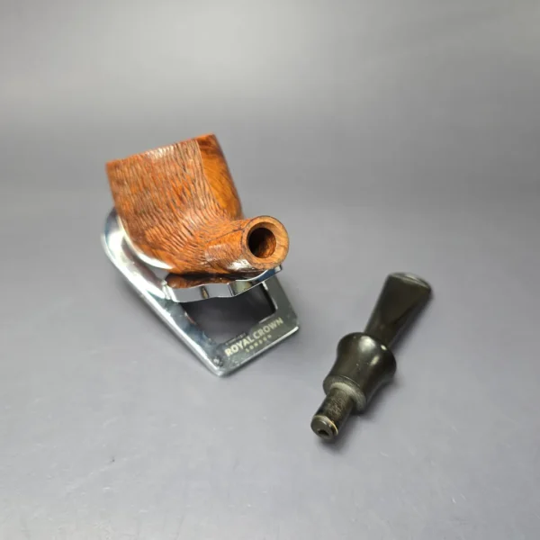 The Tinder Box Jura Partially Rusticated Pot Estate Briar Pipe, Other Estates - Image 11