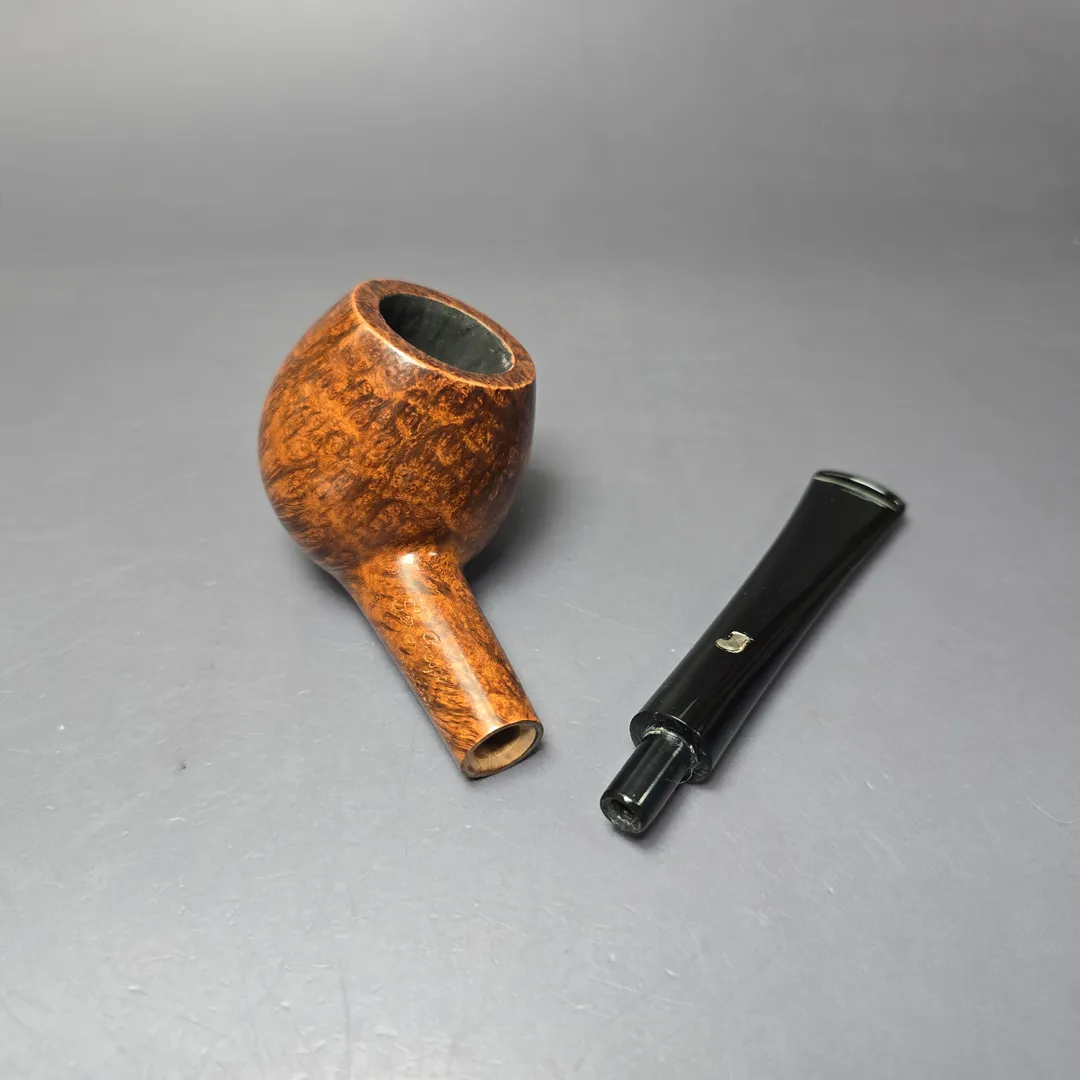 Ser Jacopo L1 Smooth Apple Estate Briar Pipe, Italian Estates - Image 11