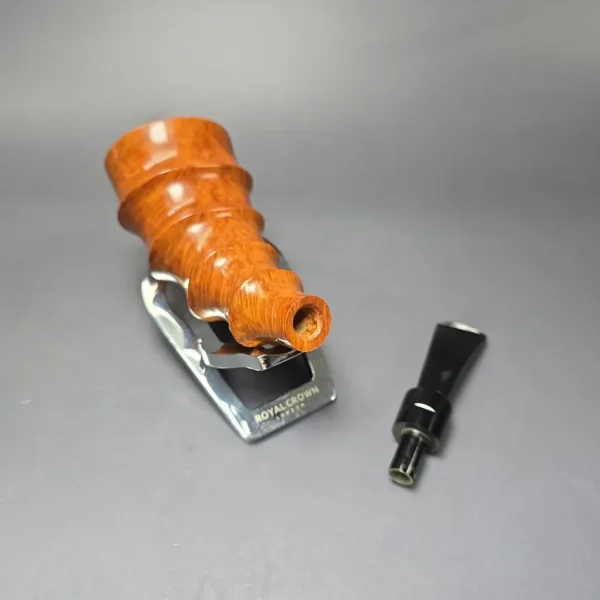 Baldo Baldi Smooth Horn Estate Briar Pipe, Unsmoked - Image 12