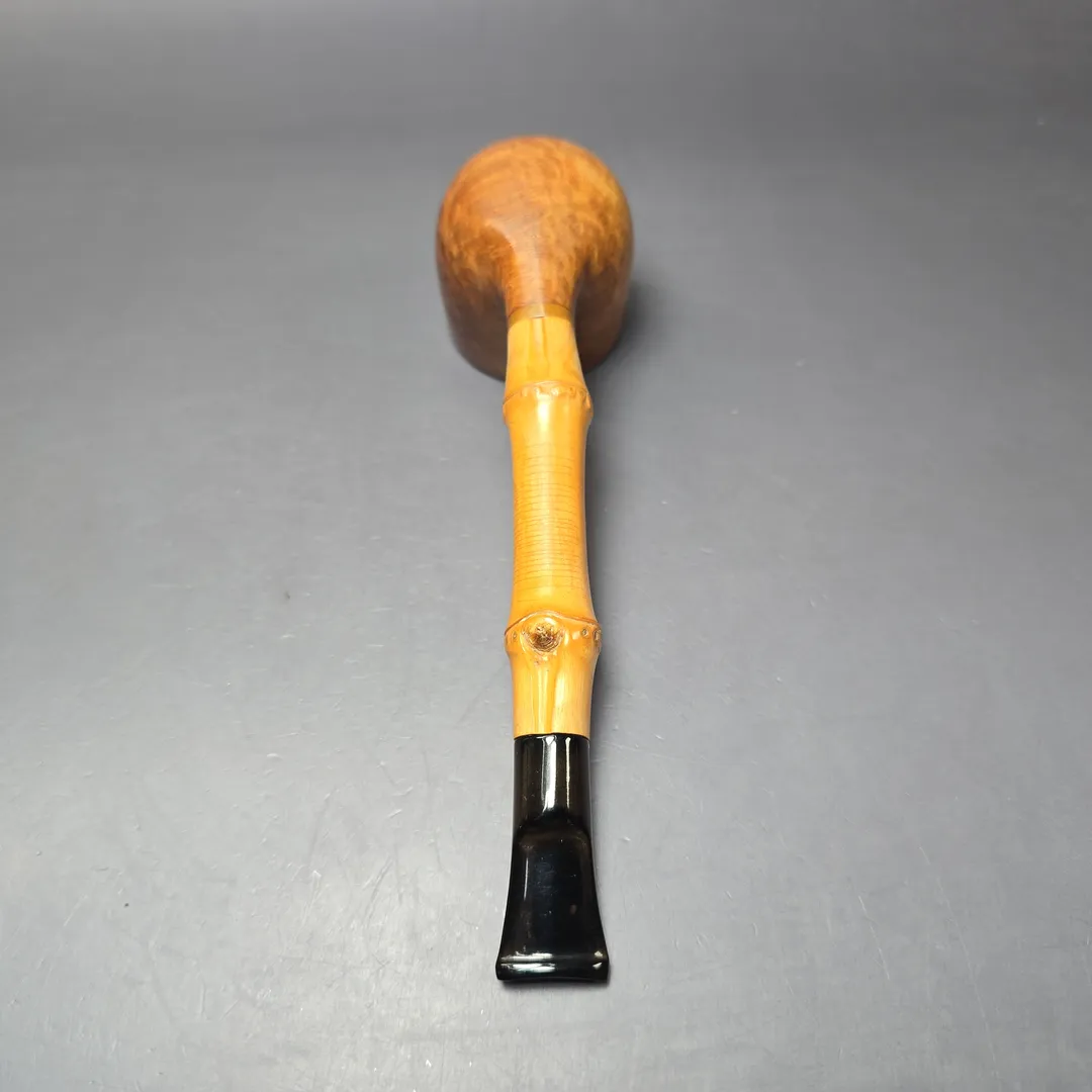 Dunhill 1965 Whangee Root Briar Smooth Bamboo Pot Estate Briar Pipe, English Estates - Image 11