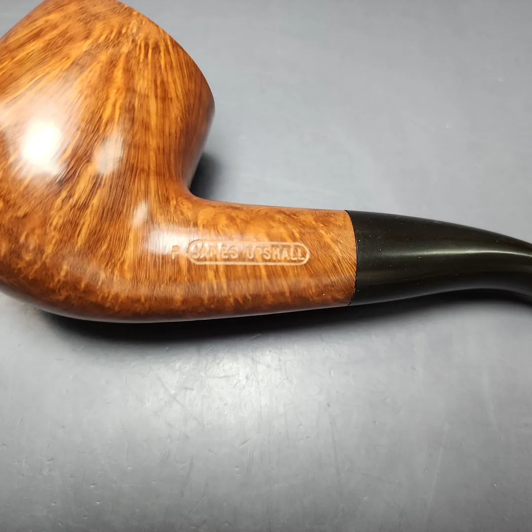 James Upshall P Grade Group 6 Smooth Apple Estate Briar Pipe, Unsmoked - Image 11