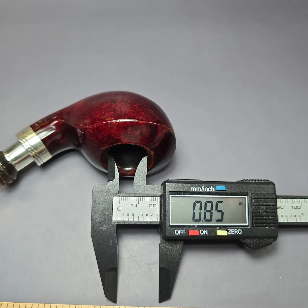 Rinaldo Egea (02) Collection Titania Silver Line (10) Smooth Whale Estate Briar Pipe, Italian Estates - Image 11