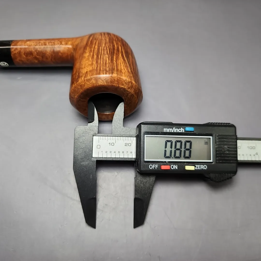 James Upshall P Grade EXL Smooth "Winston" Rhodesian Estate Briar Pipe, Unsmoked - Image 11