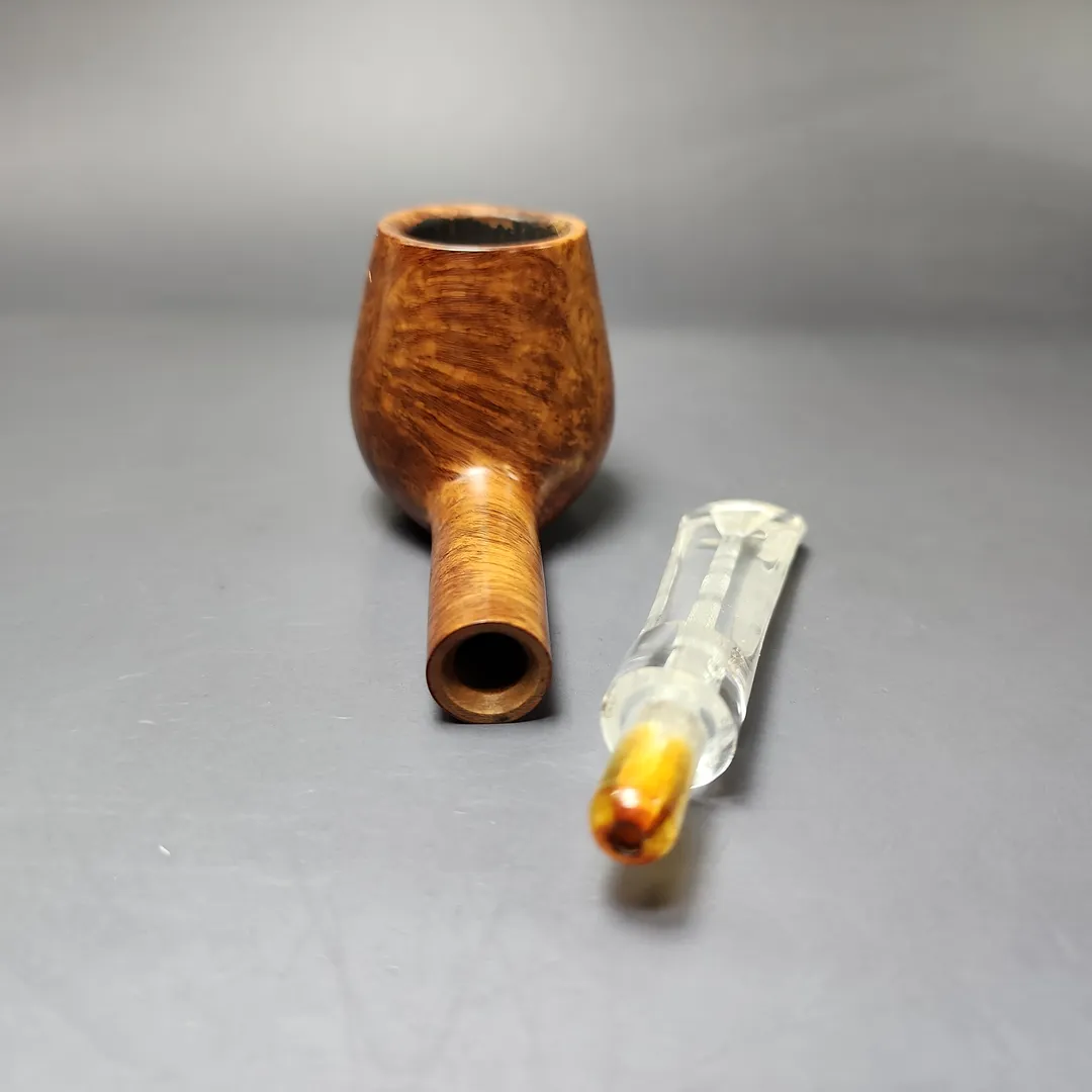GBD Pre-1980s New Era 9518 Smooth Brandy w/ Perspex Estate Briar Pipe, English Estates - Image 11