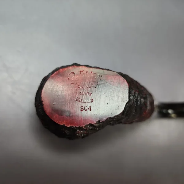 Peterson St Patrick's Day 2025 304 Rusticated Oom Paul Sitter Briar Pipe, Unsmoked - Image 11