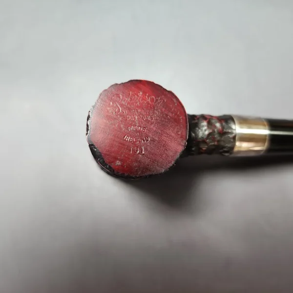 Peterson St Patrick's Day 2025 701 Rusticated Poker Estate Briar Pipe, Unsmoked - Image 11