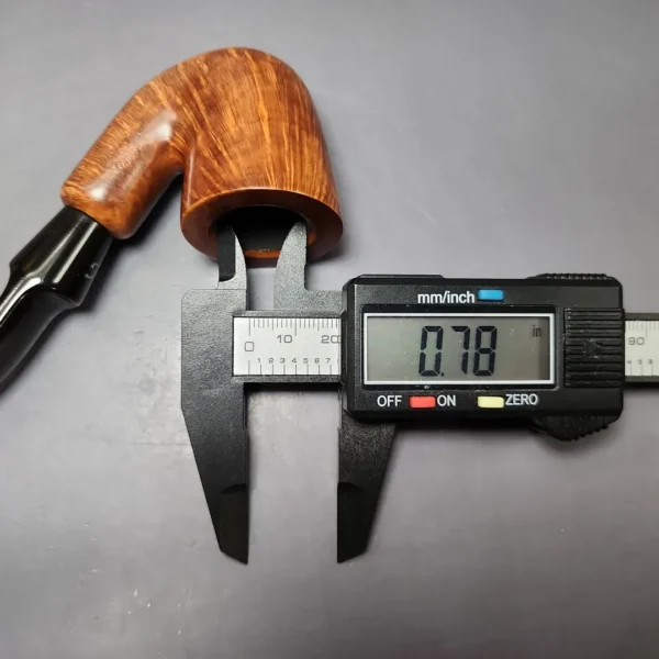 Savinelli Dry System 3621 Smooth Bent Dublin Estate Briar Pipe, Unsmoked, Italian Estates - Image 11