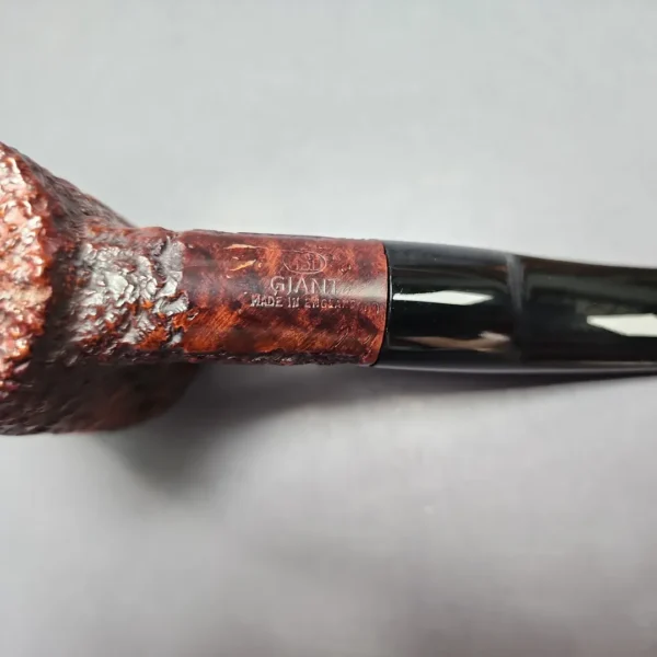GBD Giant Rusticated Poker Estate Briar Pipe, English Estates - Image 11