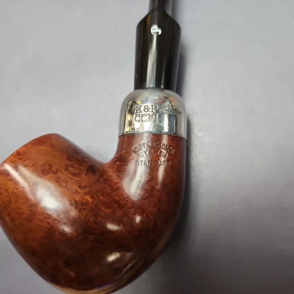 Peterson System Standard Smooth XL307 Bent Billiard Estate Briar Pipe, Irish Estates - Image 11