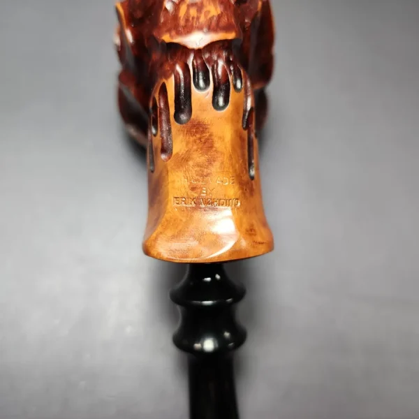 Nording Spruce Cone Partially Rusticated Freehand Estate Briar Pipe, Unsmoked - Image 11