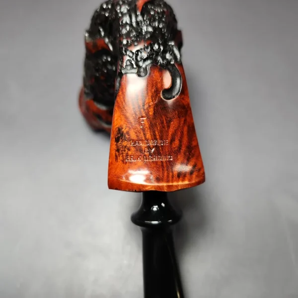 Nording Moss XL Partially Rusticated Freehand Estate Briar Pipe, Unsmoked - Image 11