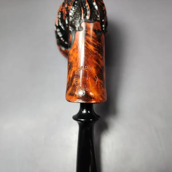 Nording Abstract XL Partially Rusticated Freehand Estate Briar Pipe, Unsmoked - Image 11