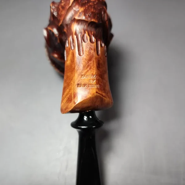 Nording Point Clear Partially Rusticated Freehand Estate Briar Pipe, Unsmoked - Image 11