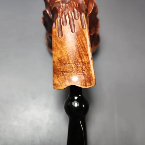 Nording Point Clear Partially Rusticated Freehand Estate Briar Pipe, Unsmoked - Image 11