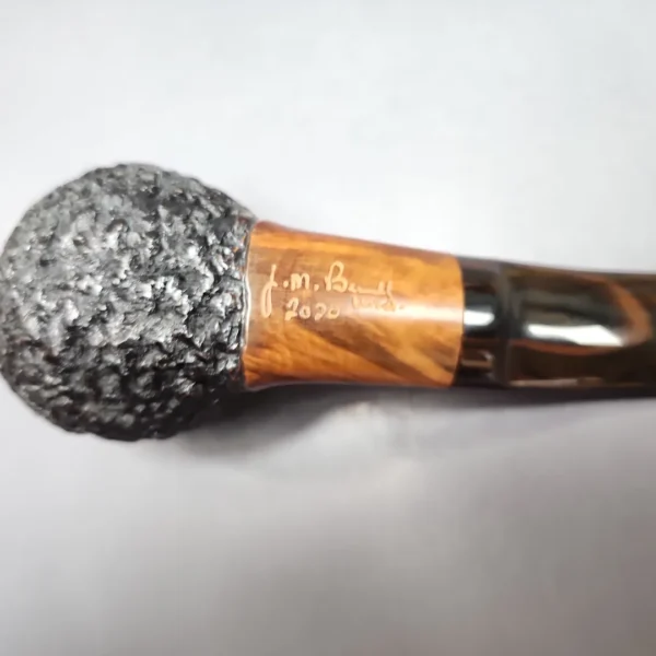 JM Boswell 2020 Rusticated Author Estate Briar Pipe, American Estates - Image 11
