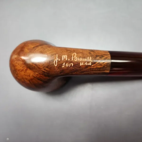 JM Boswell 2017 Partially Rusticated Rhodesian Estate Briar Pipe, American Estates - Image 11