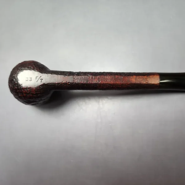 Dunhill 1968 Shell Briar 33 Sandblasted Liverpool Estate Briar Pipe, English Estates - Image 11