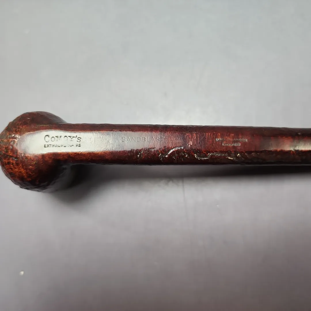 Comoy's (c. 1930s-40s) Extraordinaire Sandblast Canadian Estate Briar Pipe, English Estates - Image 11