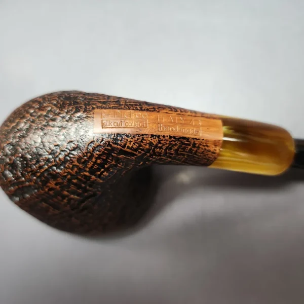 Radice Collect Silk Cut XXL Sandblasted Freehand Estate Briar Pipe, Italian Estates - Image 10