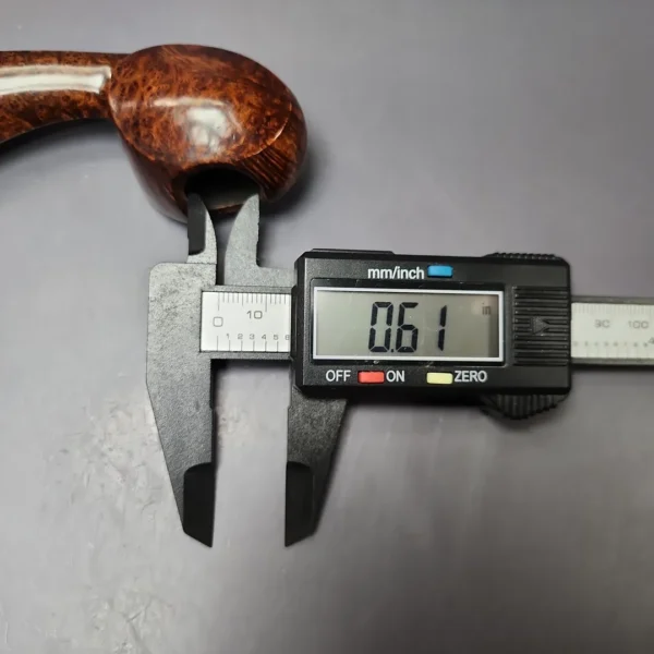 Jason Patrick Smooth Asymmetric Blowfish Estate Briar Pipe, American Estates - Image 11
