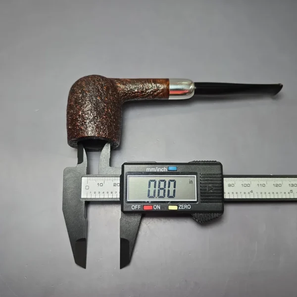 MBSD Briars Timeless Traditions 1 Sandblasted Billiard w/ Silver Handmade Briar Pipe, New - Image 11