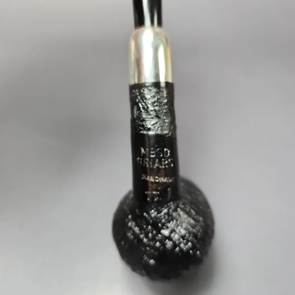MBSD Briars Timeless Traditions 1 Sandblasted Billiard w/ Silver Handmade Briar Pipe, New - Image 11