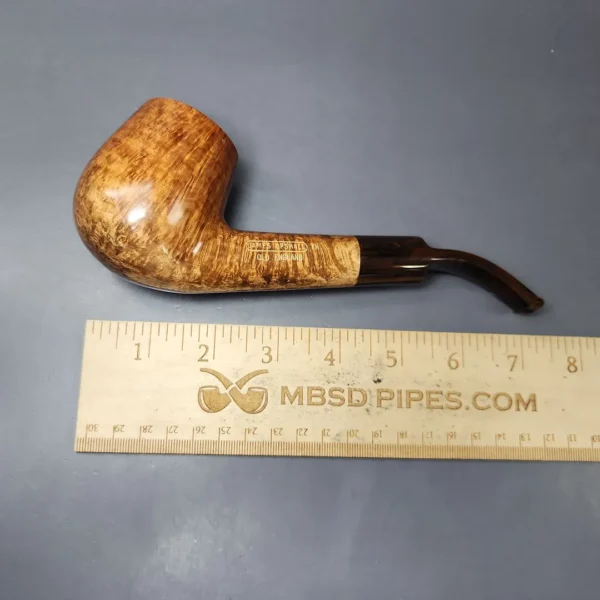James Upshall Empire Series Old England Magnum Smooth Bent Billiard Estate Briar Pipe, Unsmoked - Image 11