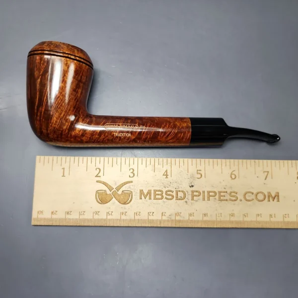 James Upshall Empire Series Tradition Magnum Smooth Rhodesian Estate Briar Pipe, Unsmoked - Image 11