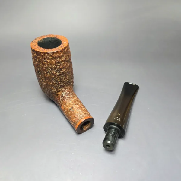Orlik XL Rusticated Stack Billiard Estate Briar Pipe, English Estates - Image 11
