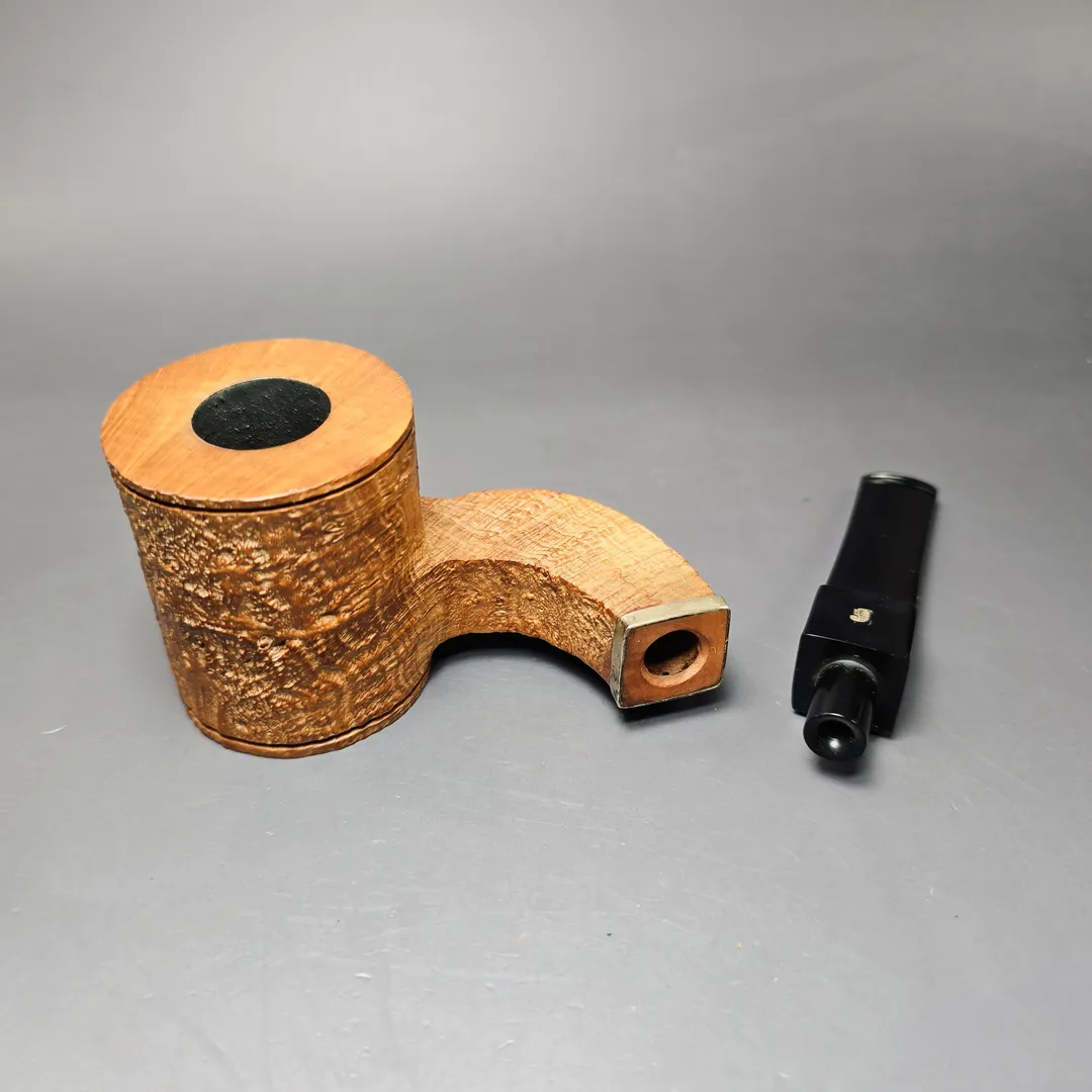 Ser Jacopo Insanus 3 Spongia S3 Sandblasted Poker Estate Briar Pipe, Italian Estates - Image 11