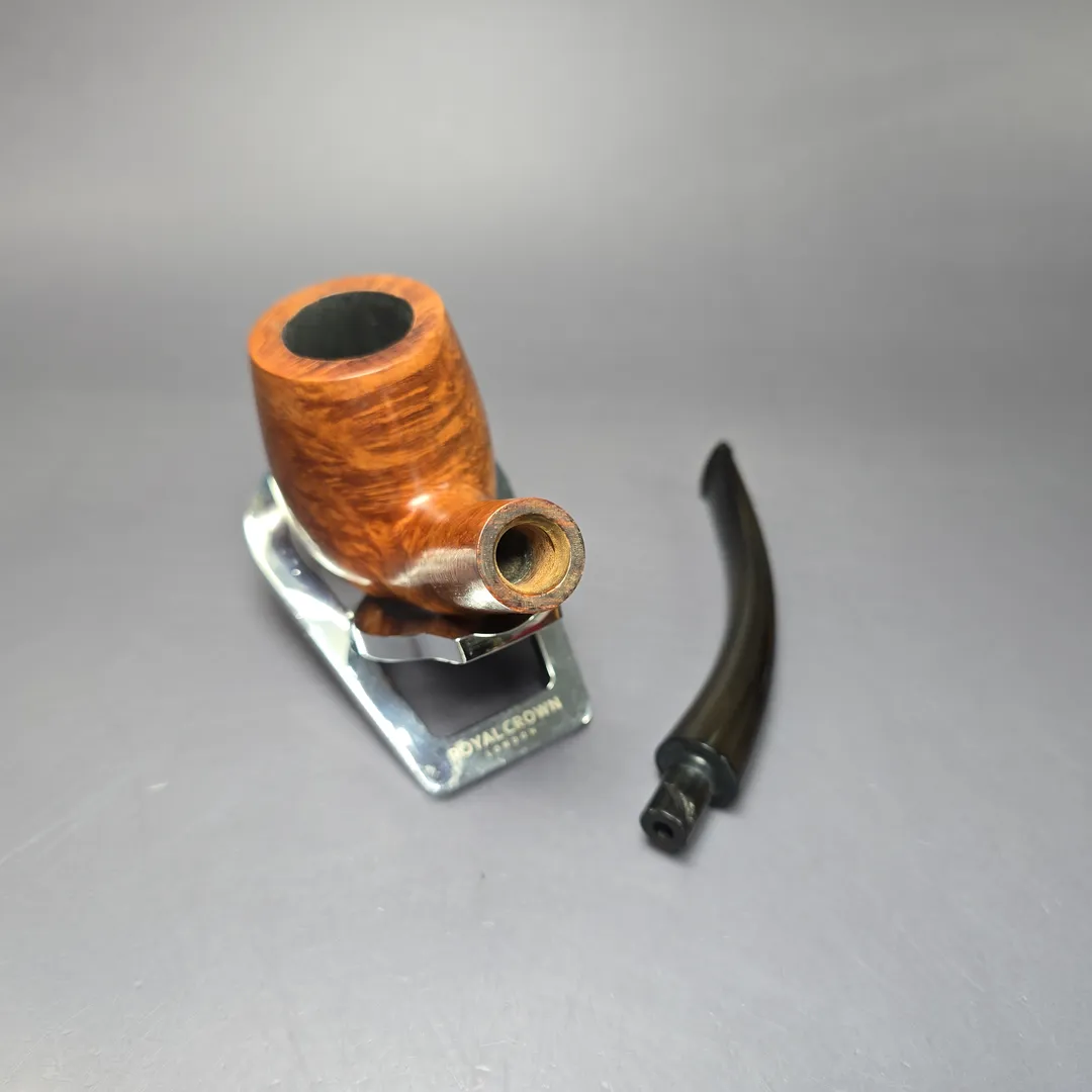 Dunhill 1982 Root Briar 51021 Smooth Bent Billiard Estate Briar Pipe, English Estates - Image 11