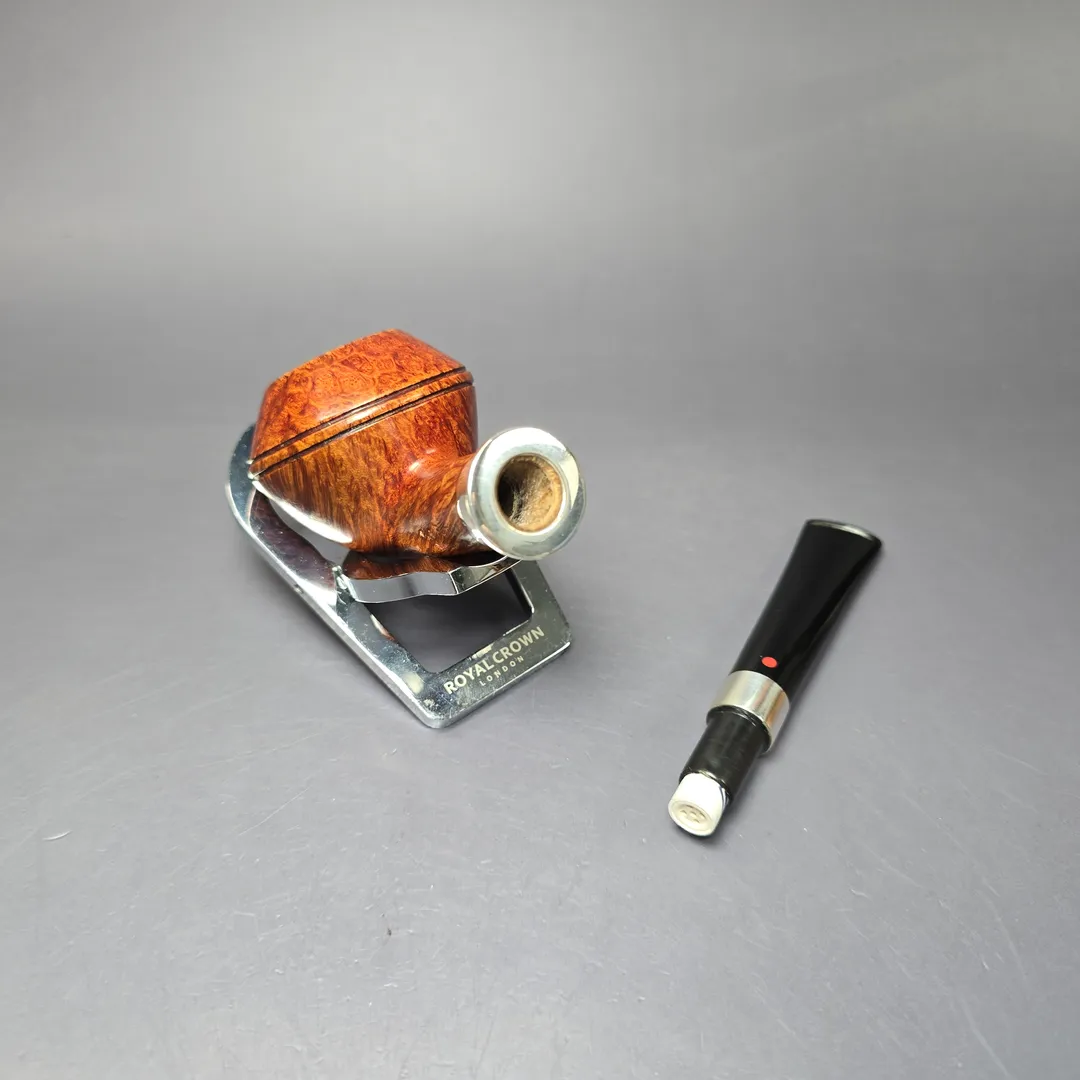 Ser Jacopo La Fuma Melolontha Smooth Rhodesian Estate Briar Pipe, Italian Estates, 9mm - Image 11