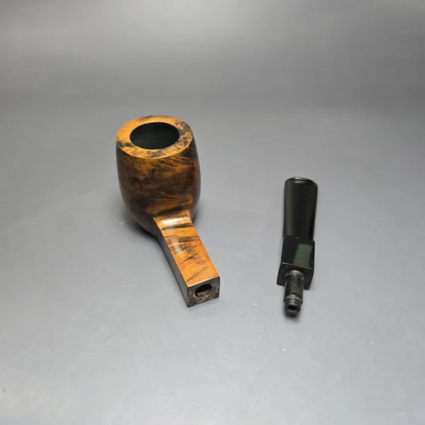 Comoy's 290 Smooth Panel Shank Billiard Estate Briar Pipe, Unsmoked - Image 11