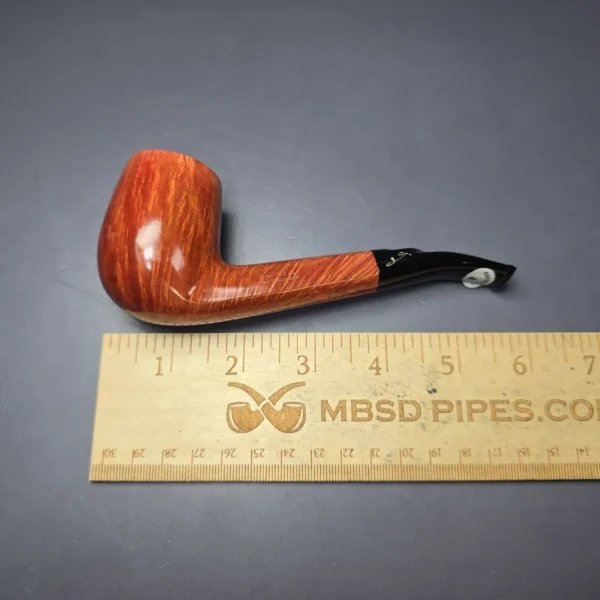 Savinelli Autograph 4 Smooth Freehand Billiard Estate Briar Pipe, Unsmoked, 6mm - Image 11