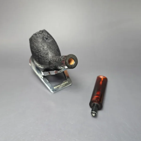 Peter Toth Sandblasted Stack Cutty Handmade Briar Pipe, New - Image 11