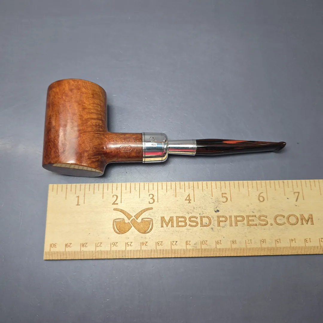 Ashton 2004 Sovereign XXX Smooth Poker w/ Silver Spigot Estate Briar Pipe, English Estates - Image 10