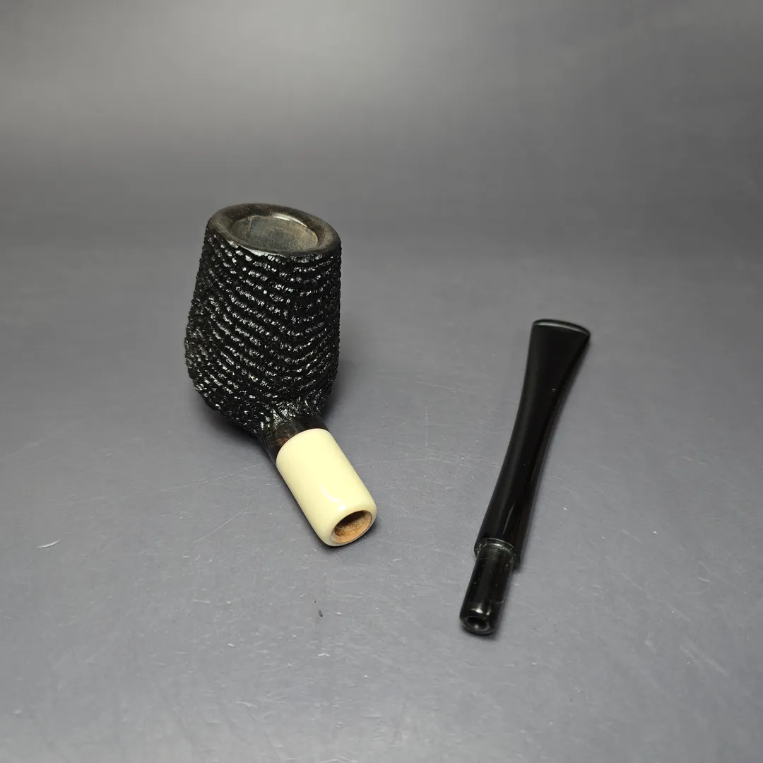 Walt Cannoy Cardinal House Morton Tuxedo Brandy w/ Ivorite Estate Briar Pipe, Unsmoked - Image 11