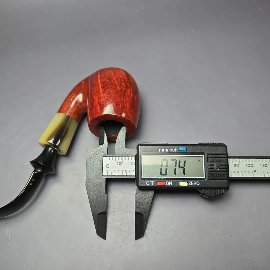 Savinelli Nonpareil 9614 Smooth Oom Paul Estate Briar Pipe, Unsmoked - Image 11