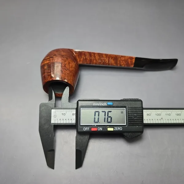 Savinelli Punto Oro 514 KS Smooth Bulldog Estate Briar Pipe, Unsmoked - Image 12