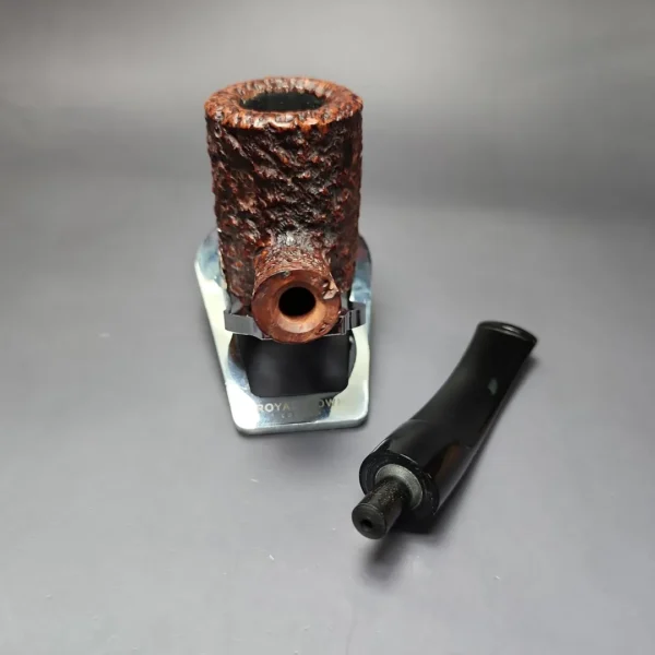 GBD Giant Rusticated Poker Estate Briar Pipe, English Estates - Image 12