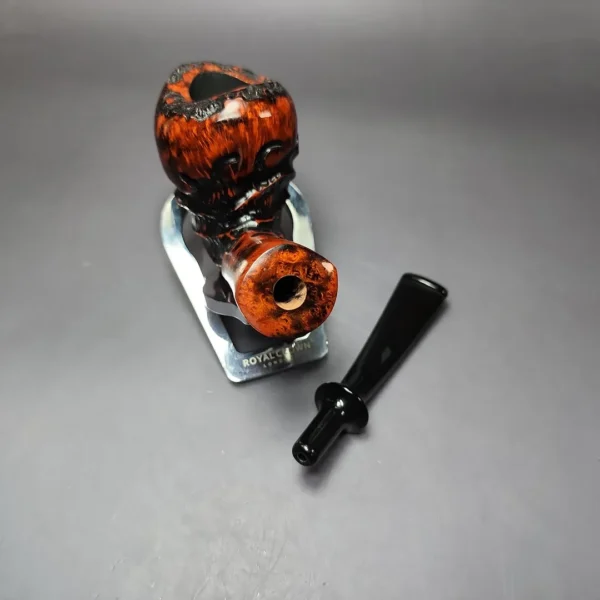 Nording Abstract XL Partially Rusticated Freehand Estate Briar Pipe, Unsmoked - Image 12