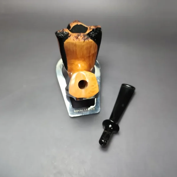 Nording Spiral Natural Smooth Freehand Estate Briar Pipe, Unsmoked - Image 12