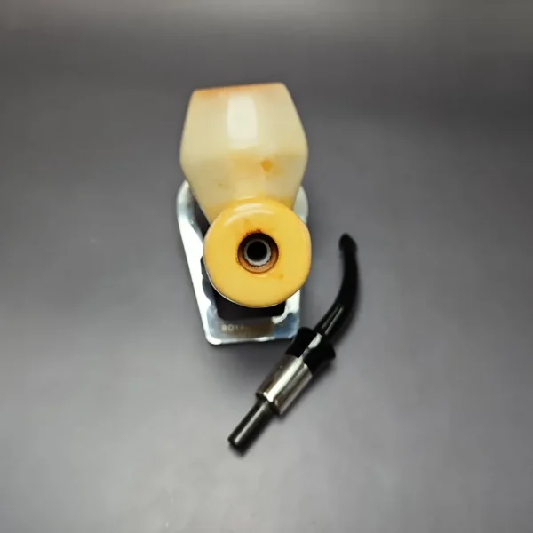 WGM XL Smooth Rhodesian w/ Silver Estate Block Meerschaum Pipe, Turkish Estates - Image 12