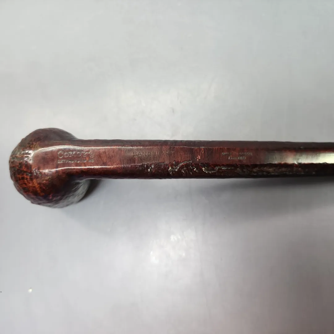 Comoy's (c. 1930s-40s) Extraordinaire Sandblast Canadian Estate Briar Pipe, English Estates - Image 12